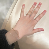 Gabrielle Diamond Simulation Ring in Gold