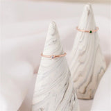 Stackable Birthstone Ring Amelia