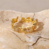 Colleen Vlinder Gouden Ring