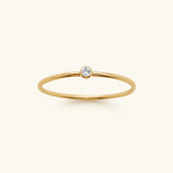 Amelia Birthstone Stacker Ring