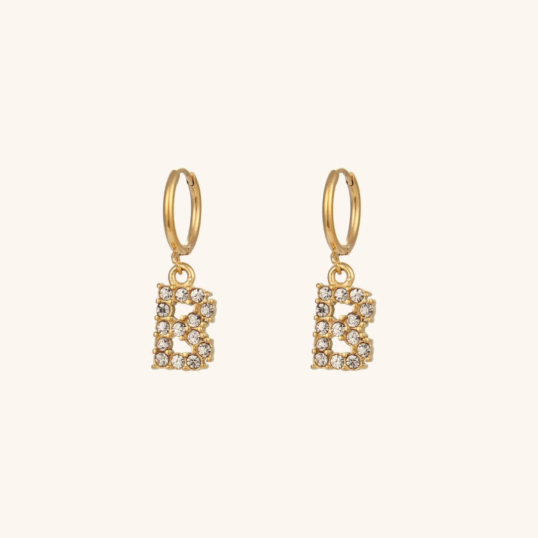 Initial Earrings Wilhemina