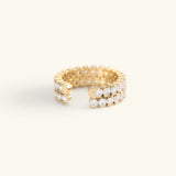 Gold Ring with Studs Cassandra