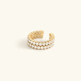 Gold Ring with Studs Cassandra