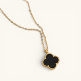 Black Clover Leaf Necklace
