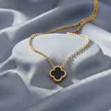 Klover Zwarte Ketting