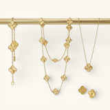 Golden Clover Leaf Set