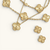 Golden Clover Leaf Set