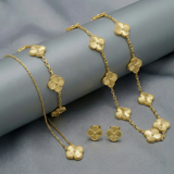 Golden Clover Leaf Set
