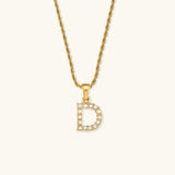 Maeve Letter Initiaal Diamanten Ketting