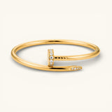 Elegance Nail Deluxe 18K Gold Bracelet