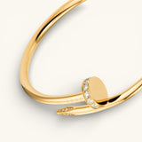 Elegance Nail Deluxe 18K Gold Bracelet