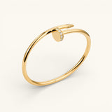 Elegance Nail Deluxe 18K Gold Bracelet