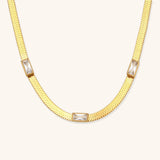 Eve Herringbone Gouden Ketting