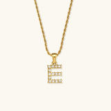 Maeve Letter Pendant with Diamonds