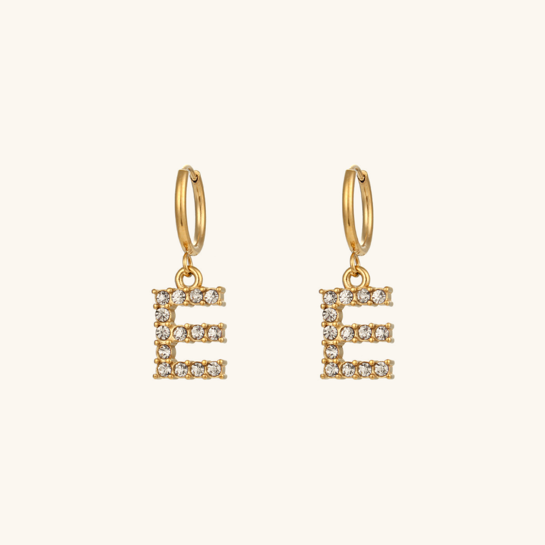 Initial Earrings Wilhemina