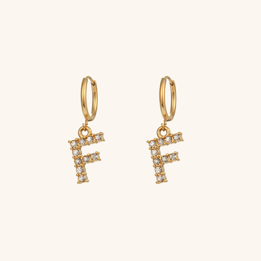 Initial Earrings Wilhemina