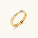 Gabrielle Diamond Simulation Ring in Gold