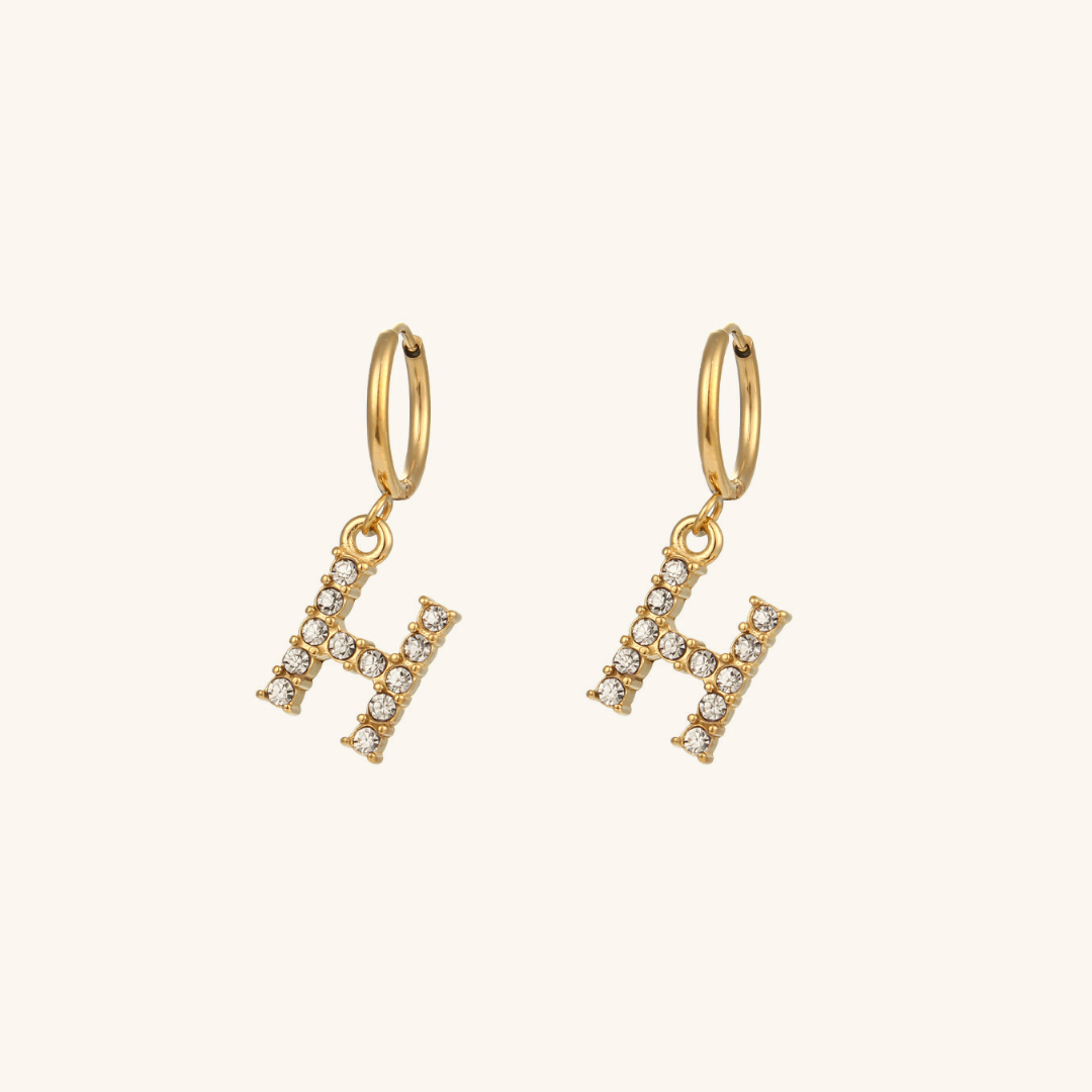 Initial Earrings Wilhemina