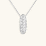 Diamond Initial Bubble Necklace