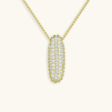 Diamond Initial Bubble Necklace
