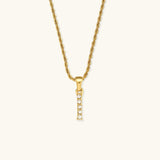 Maeve Letter Initiaal Diamanten Ketting