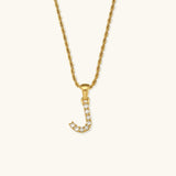 Maeve Letter Initiaal Diamanten Ketting