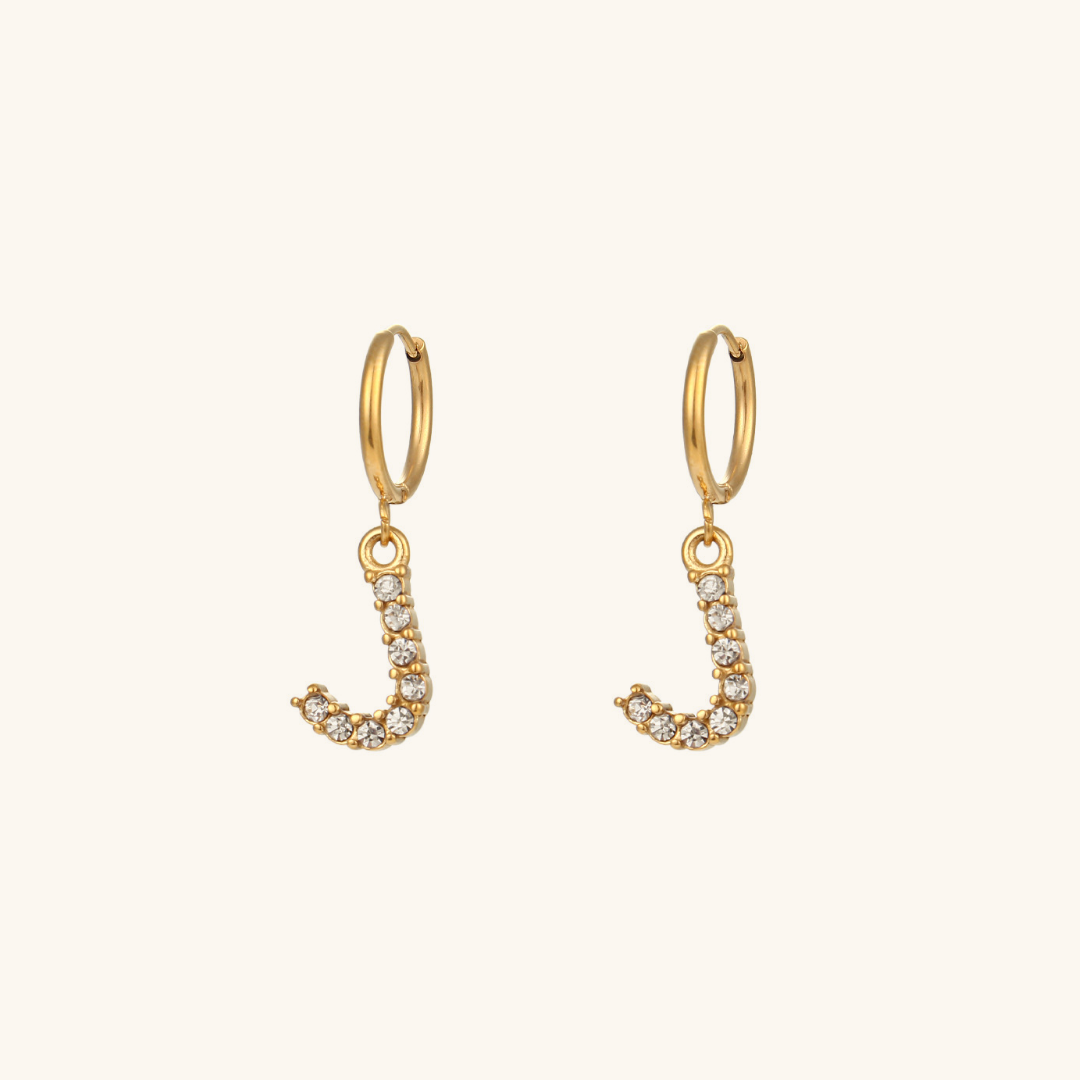 Initial Earrings Wilhemina