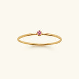 Stackable Birthstone Ring Amelia