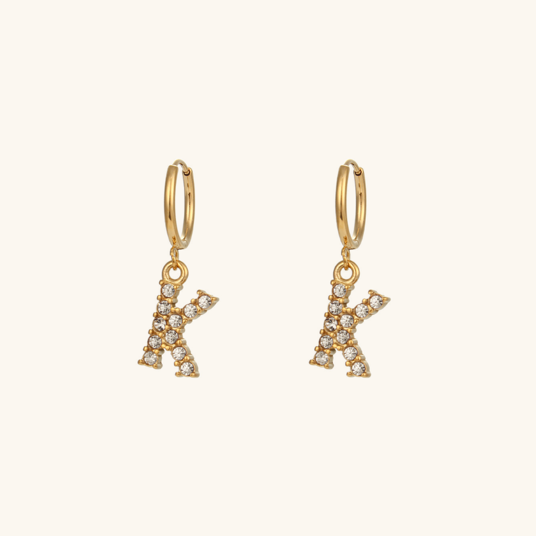 Initial Earrings Wilhemina