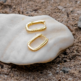 Oval Hoop Earrings Melissa