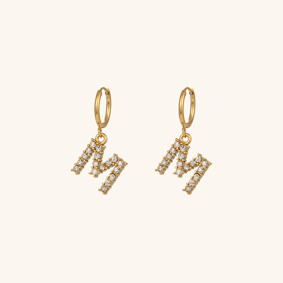 Initial Earrings Wilhemina