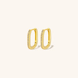 Oval Hoop Earrings Melissa
