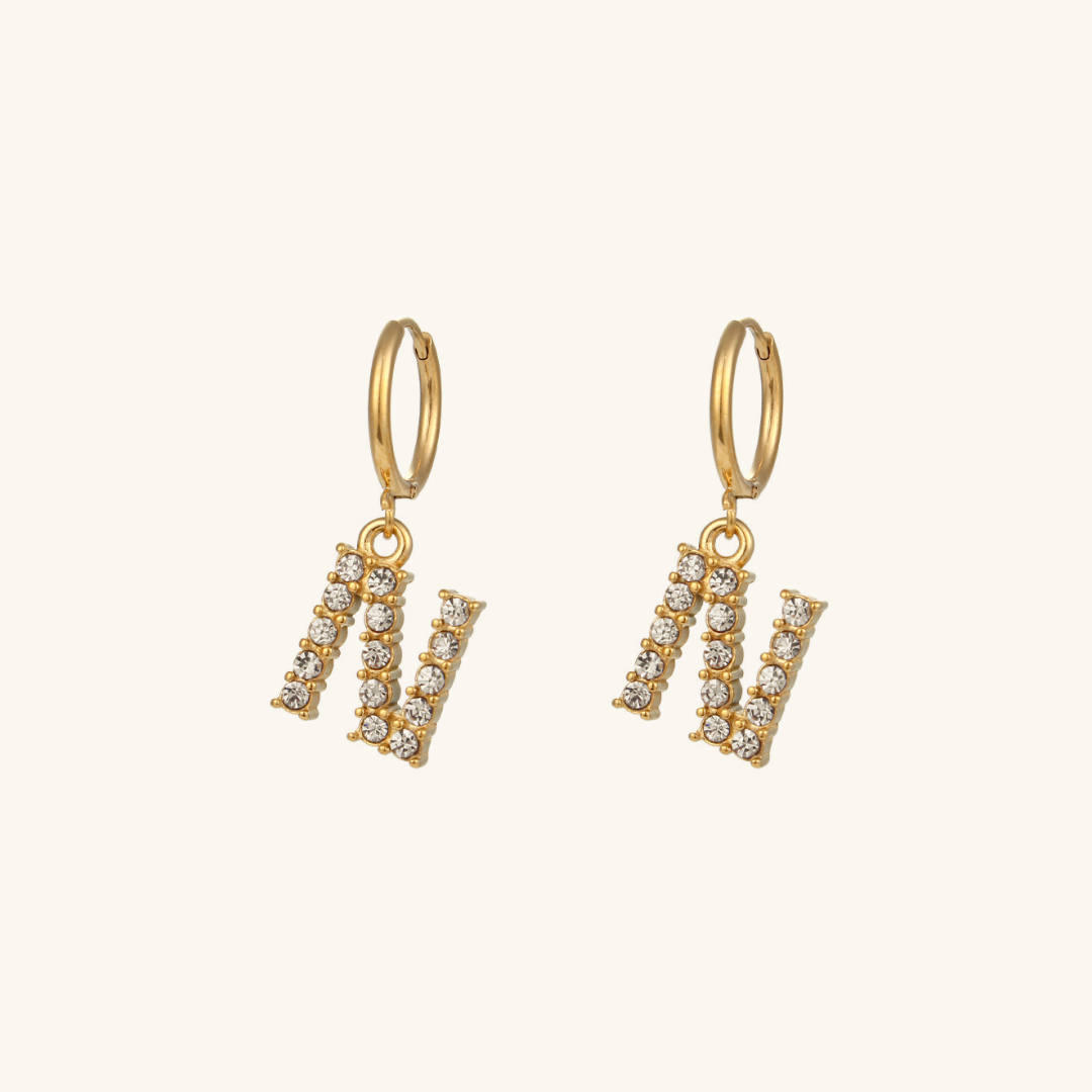 Initial Earrings Wilhemina