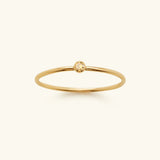 Stackable Birthstone Ring Amelia