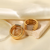 Gold Diamond Ring Serenity