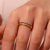 Diamond Imitation Ring Adeline