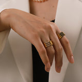 Gold Diamond Ring Serenity