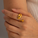 Etta Gouden Serpent Ring