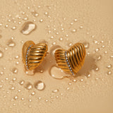 Gold Earrings Selene