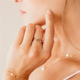 Stackable Birthstone Ring Amelia