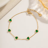 Green Heart Bracelet France