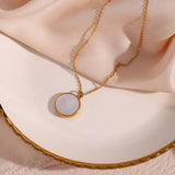 Evangeline Maansieraden Gouden Ketting