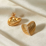 Gold Earrings Selene