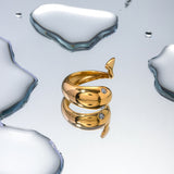 Golden Snake Ring Etta