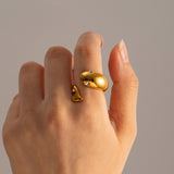 Golden Snake Ring Etta