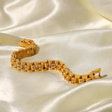 Gouden Horlogeband Armband