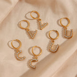 Initial Earrings Wilhemina