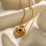 Gold Heart Pendant Caelus
