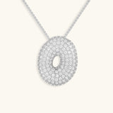 Diamond Initial Bubble Necklace