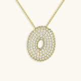 Diamond Initial Bubble Necklace